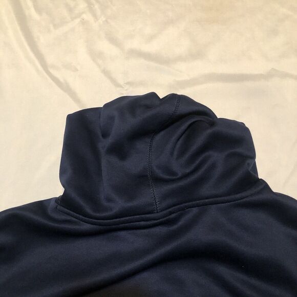 Nike New England Patriots Hoodie Mens Medium Blue DriFit NFL Football Pullover - Picture 6 of 9